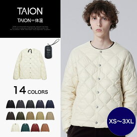 ［3/10(火)限定ポイント10倍］【公式】TAION（タイオン）シティ クルーネック ダウンジャケット メンズ(TAION-104BCI)