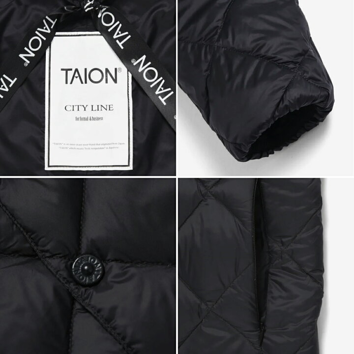 楽天市場】【公式】TAION（タイオン）シティ クルーネック ロング 