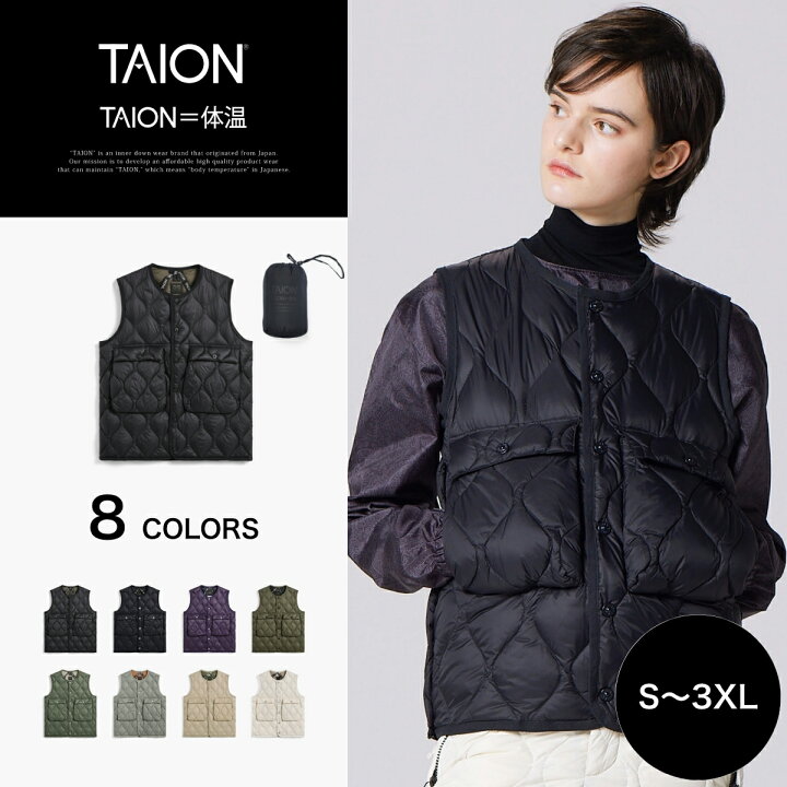 楽天市場】【公式】TAION (タイオン) ミリタリー クルーネックW 