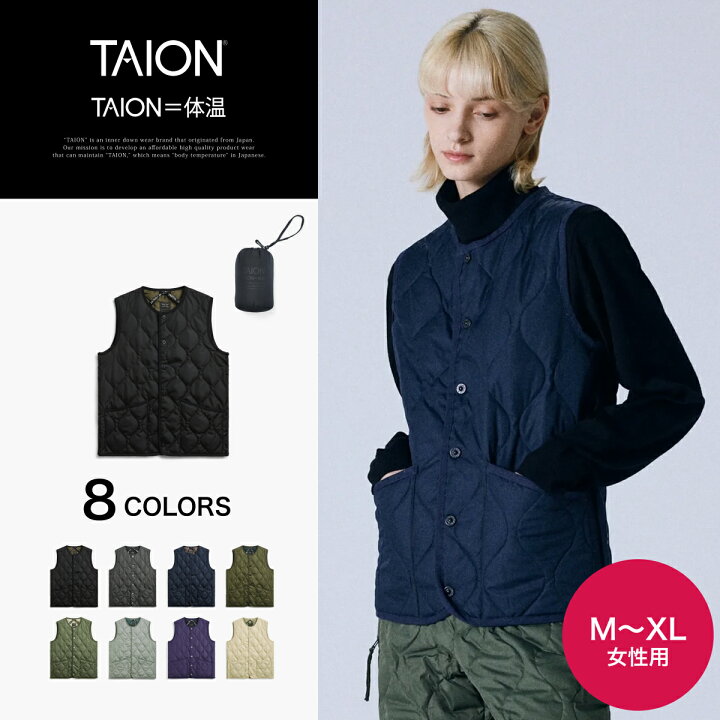 楽天市場】【公式】TAION (タイオン) ミリタリー クルーネックボタン 