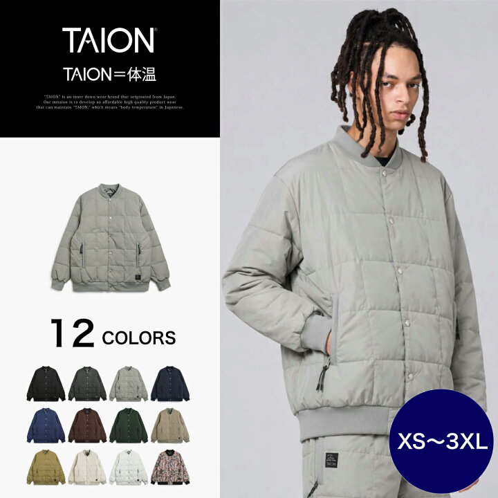 楽天市場】【公式】TAION (タイオン) スポーツクラシック ダウン 