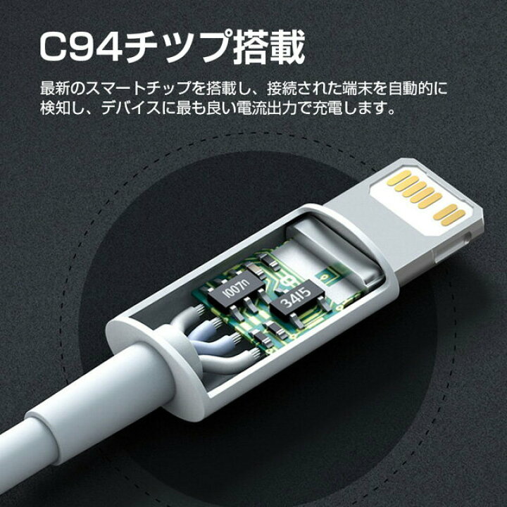 楽天市場】【2本セット】iPhone 充電ケーブル 2本セット USB-C 急速 
