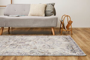 洗えるラグ カーペット 転写ラグ 【約 1.5畳 2畳 3畳 サイズ展開】オリエンタル アンティーク ペルシャ絨毯風 モロッカン ホットカーペット対応 床暖房対応 オールシーズン おしゃれ ラグマ