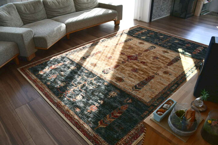 楽天市場】絨毯 カーペット ラグ 約 4畳 200x290cm ヴィンテージ 