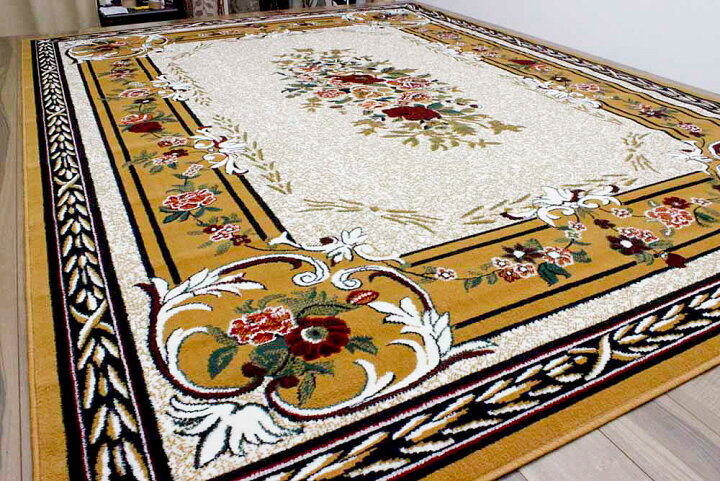楽天市場】カーペット 約 8畳 ラグ 340×340cm ベルギー 絨毯 