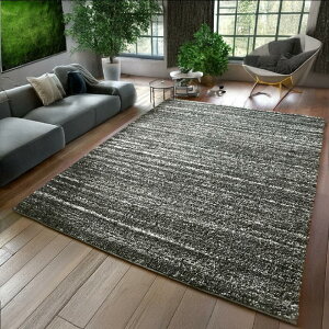 ラグ ブラック グレー 4畳 200×300cm 厚手 絨毯 カーペット じゅうたん ラグマット ウィルトン織 黒 BLACK 輸入 海外 インテリア おしゃれ ふわふわ CNL 【ドミノシャギー200×300】 長方形 約四畳 ラ