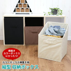 【送料無料】縦型　収納ボックス 　カラーボックス横置き用　小物 ストックボックス ストッカー 雑貨 雑誌 書類 DVD CD カラーボックス 収納ボックス 収納ケース インナーケース　おもちゃ 収納 かご BOX 収納ボックス 引き出し 片付け