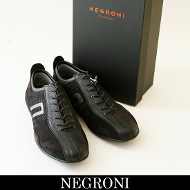 Negroni（ネグローニ）メンズ　スニーカーブラックIDEA CORSA