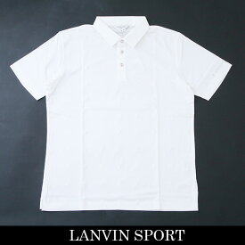 LANVIN SPORT(ランバン　スポール)半袖ポロシャツホワイト系VMJ1532X4 N92