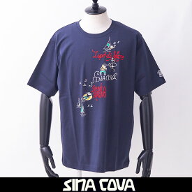 SINA COVA(シナコバ)半袖Tシャツネイビー21120550 290