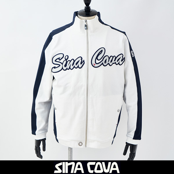 SINA COVA(シナコバ)<br>トラックジャケット<br>ホワイト<br>22113020 110
