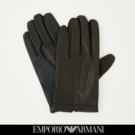 EMPORIO ARMANI(エンポリオ・アルマーニ)手袋 ニットグローブブラック624136 0A200
