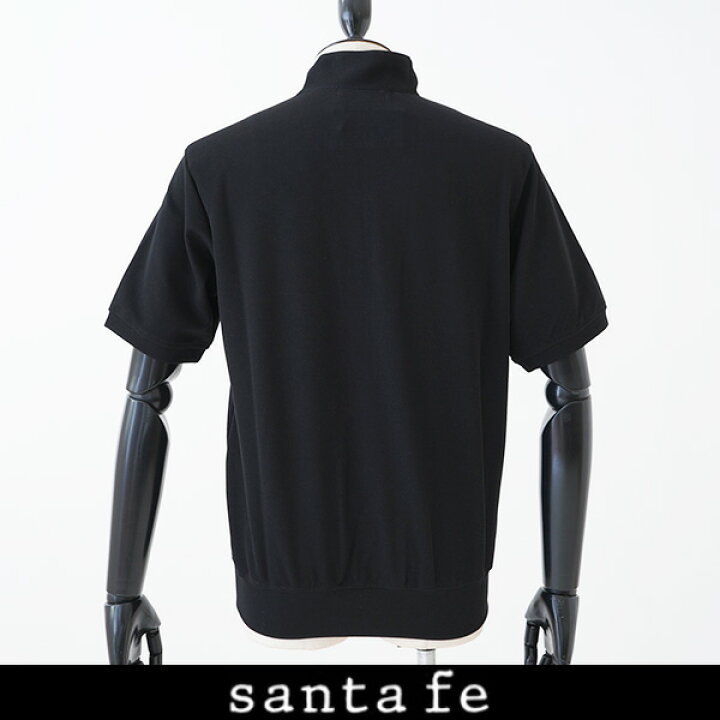 楽天市場】Santafe (サンタフェ)ジップアップ半袖トレーナーブラック 
