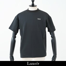 LUXE／R(ラグジュ)ナイロン切り替えTシャツブラック45361