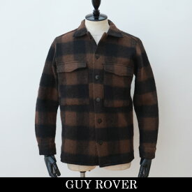 GUY ROVER(ギ・ローバー)カジュアルシャツブラウン系WW/GR307.532704