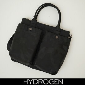 HYDROGEN(ハイドロゲン）カモフラージュロゴヘルメットバッグブラックカモ482 80000008