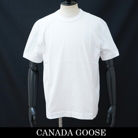 CANADA GOOSE(カナダグース)半袖TシャツGladstone Relaxed T-Shirtホワイト1401MW
