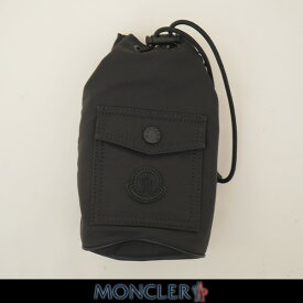 MONCLER(モンクレール)ミニ巾着ポーチブラックJ1 09B 5L00008 M3873