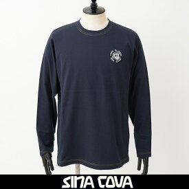 SINA COVA(シナコバ)ロングTシャツ長袖Tシャツネイビー10000070 290