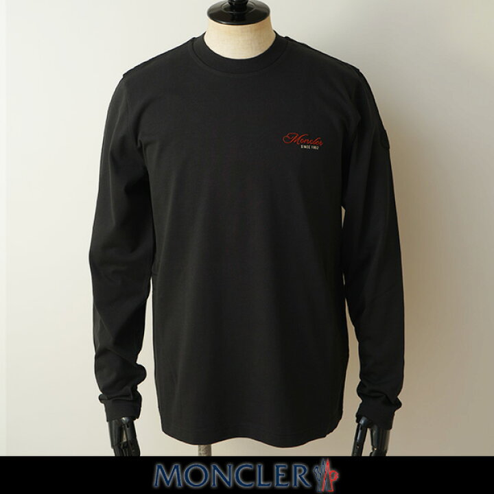 楽天市場】MONCLER(モンクレール)ロングTシャツ長袖TシャツブラックK2 