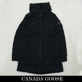 CANADA GOOSE(カナダグース)レディースフード付ダウンコートブラック2331WB(Clair Coat Black Label)