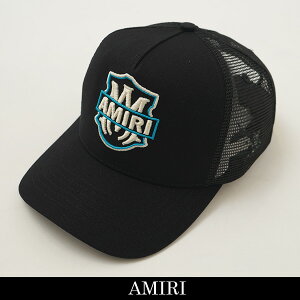 AMIRI(�A�~��)�L���b�vMA EMBLEM TRUCKER HAT�u���b�NAMSAHE1010