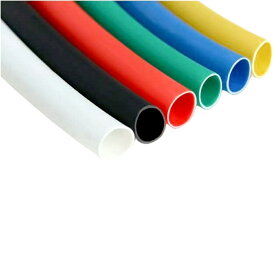 TaiSeiDC 熱収縮チューブ 収縮率3:1 規格 9/3mm 長さ1M 色:黒赤青黄白緑選択可能 二層構造 接着剤付き 防水