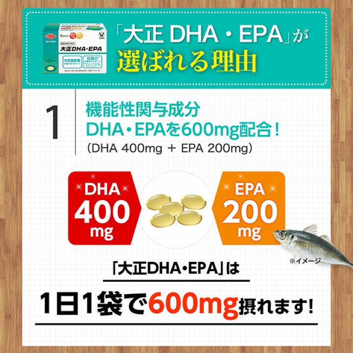 楽天市場】【公式】大正製薬 大正DHA・EPA 30袋 1箱 サプリ 