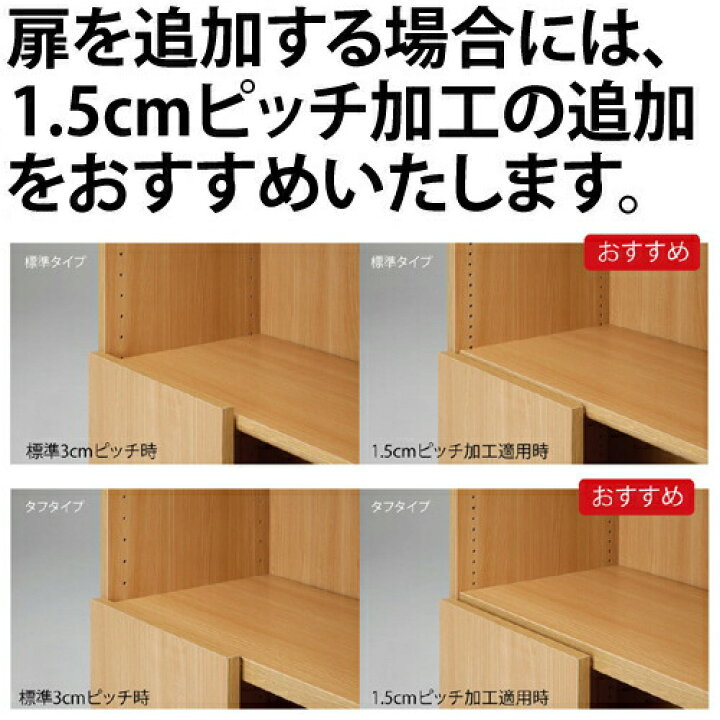 楽天市場】シェルフィット/オーダーメイド 本体扉 2115-24R 〔type211 