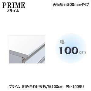 ユニット食器棚プライム専用 組み合わせ天板/幅100〔奥行50cmタイプ〕 PN-100SU【組み合わせ/キッチン収納/オプション/片付け/収納上手/綾野製作所/PS】