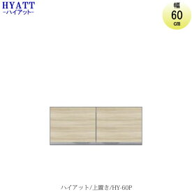 キッチンボード　HYATT（ハイアット）奥行45cmタイプ上置き　HY-60P【食器棚/家電収納/マンションサイズ/奥行45cm/カラーオーダー/片づけ上手/SAクラフト】