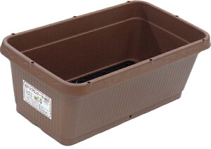 【国産】AZベジプランター700 NEO (茶) 農業用品 園芸用品 花・野菜ガーデニング 家庭菜園(横)705(縦)395(高さ)258mm  容量 50 L