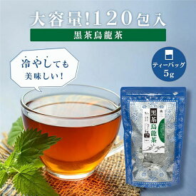 【大容量】黒茶烏龍茶 黒烏龍茶 ティーバッグ 5g×120包 ジャグ＆ポット用 ティーパック 烏龍茶 ウーロン茶 健康茶 ダイエット茶 漢方茶 発酵茶 茶葉 無添加 便秘 お茶 美容健康茶 お徳用 お得用 まとめ買い 業務用 Tokyo Tea Trading