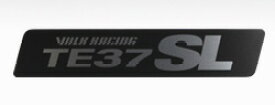 【RAYS】VOLK RACING TE37SL リペアリムステッカー / メタルブラック 品番：No.11 レイズ ヴォルクレーシング メンテナンスステッカー