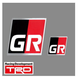 【TRD】GR86(ハチロク) 等にお勧め GRディスチャージテープ（GRロゴ入りアルミテープ）1台分(小：4枚セット) 型式等：ZN8 品番：MS373-48001