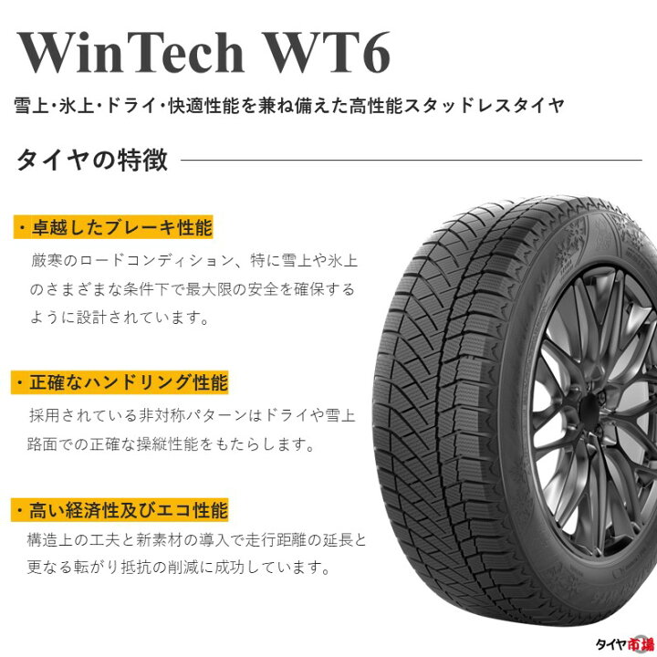 楽天市場】【2024年製】スタッドレスタイヤ 4本セット 195/65R15 91T 
