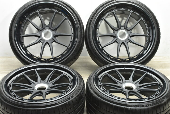 値下げ［美品22㌅］タイヤ•ホイール4本セット265/30R22
