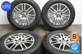 中古 ブランドル スタッドレスタイヤホイールセット 4本セット 16インチ 6.5J +48 PCD 114.3 215/60R16 99T【 コンチネンタル 製 スタッドレスタイヤ付き】