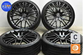 中古 カールソン タイヤホイールセット 4本セット 21インチ 9J +40 PCD 114.3 245/35R21 96V【 コンチネンタル 製 タイヤ付き】