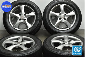 中古 トップラン スタッドレスタイヤホイールセット 4本セット 14インチ 5.5J +45 PCD 100 175/65R14 82Q【 ブリヂストン 製 スタッドレスタイヤ付き】