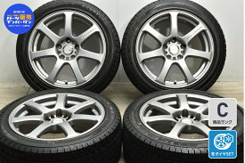 中古 WORK スタッドレスタイヤホイールセット 4本セット 17インチ 8J +47 PCD 114.3 235/45R17 94Q【 ケンダラジアル 製 スタッドレスタイヤ付き】