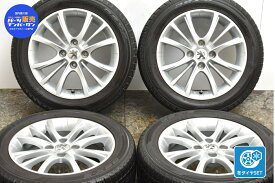 中古 阿部商会 スタッドレスタイヤホイールセット 4本セット 16インチ 6J +27 PCD 108 195/55R16 87Q【 ダンロップ 製 スタッドレスタイヤ付き】