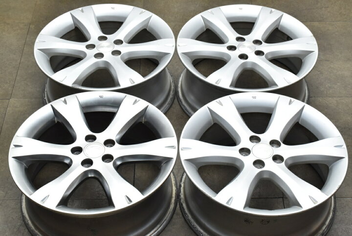 楽天市場】中古 ホイール スバル純正 4本セット 17インチ 7J +55 PCD 