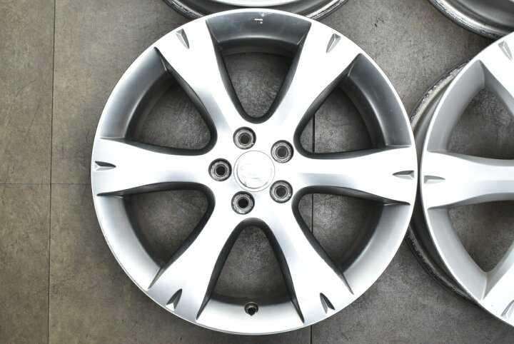楽天市場】中古 ホイール スバル純正 4本セット 17インチ 7J +55 PCD 