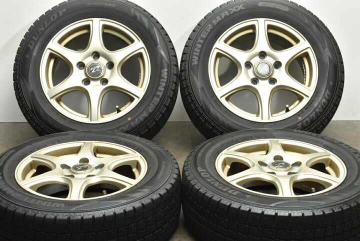 楽天市場】中古 ウェッズ スタッドレスタイヤホイールセット 4本セット 