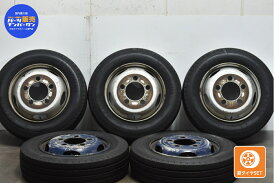 中古 トピー タイヤホイールセット 5本セット 17.5インチ 5.25J +115(実測値) PCD 203.2 205/70R17.5 115/113L【 ヨコハマ 製 タイヤ付き】