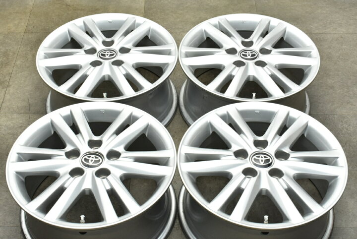 楽天市場】中古 ホイール トヨタ 純正 4本セット 16インチ 7J +50 PCD 