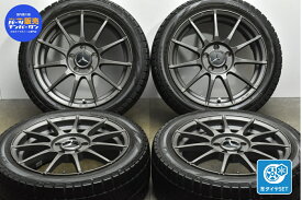 中古 OZ スタッドレスタイヤホイールセット 4本セット 17インチ 7J +48 PCD 112 225/45R17 91Q【 ピレリ 製 スタッドレスタイヤ付き】