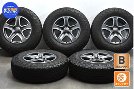 中古 ジープ 純正 タイヤホイールセット 5本セット 17インチ 7.5J +44.45 PCD 127 245/75R17 112T【 ブリヂストン 製 タイヤ付き】