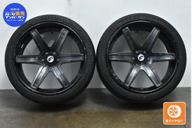 中古 スカイフォージド タイヤホイールセット 2本セット 24インチ 10.5(実測)J +30(実測) PCD 120 295/35R24 110V【 RADAR 製 タイヤ付き】